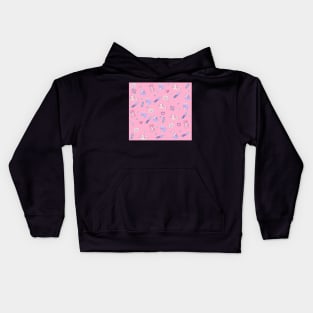 All Better Menhera Animals on Pink Kids Hoodie